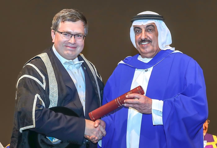 ENOC Group CEO receives honorary doctorate from Heriot-Watt University